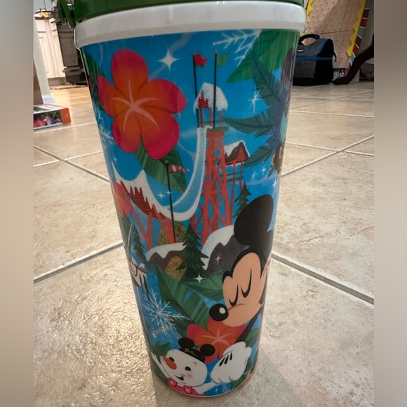 Disney Typhoon Lagoon Reusable Drink Cup Tumbler with straw - Picture 2 of 9